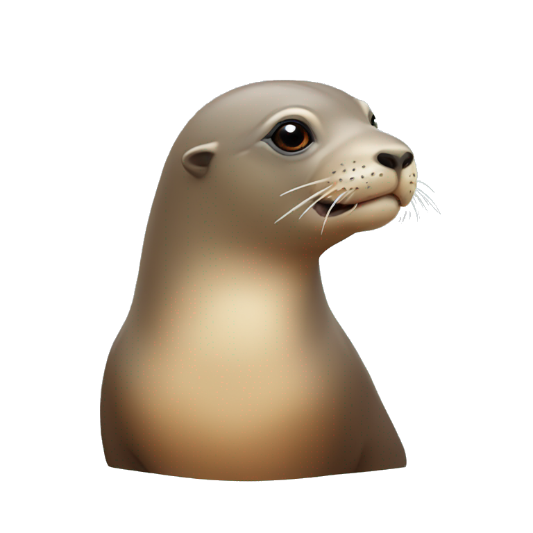 Cardinal sea lion emoji
