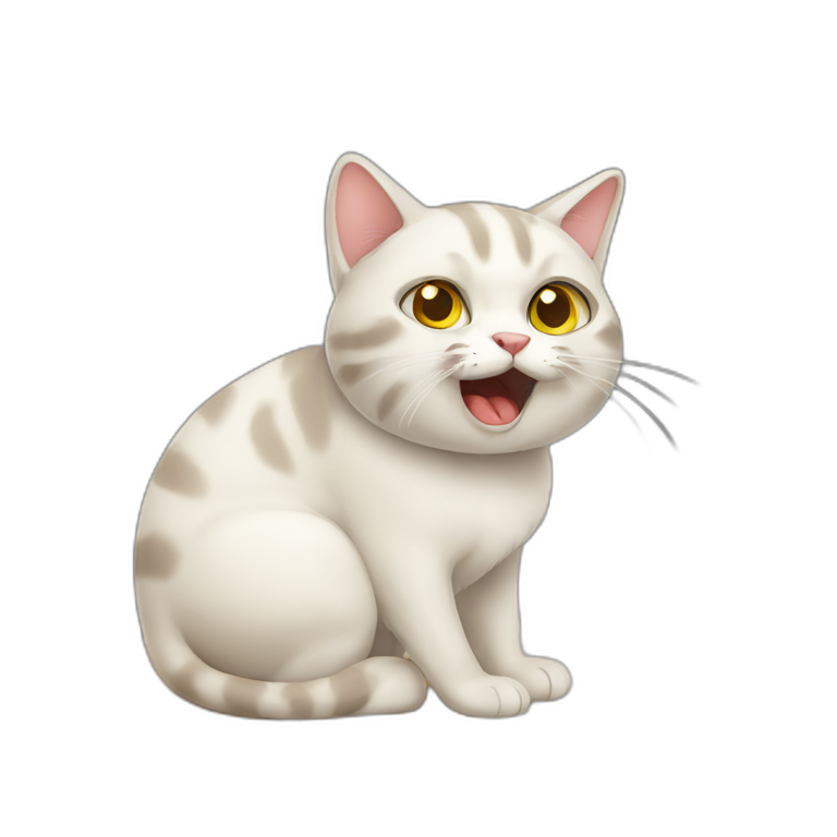 Hungry cat emoji