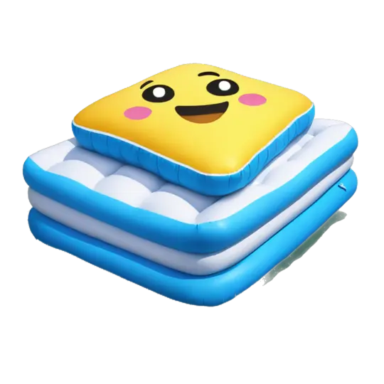 inflatable mattress on water emoji AI Emoji Generator