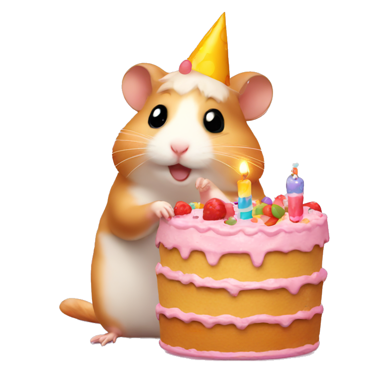 Hamster birthday cake hot sale