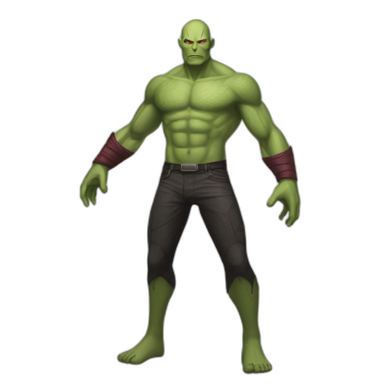 fullbody drax marvel emoji