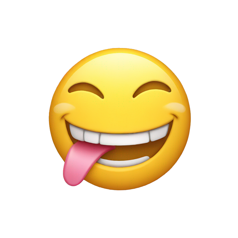 Laughing yellow emoji emoji