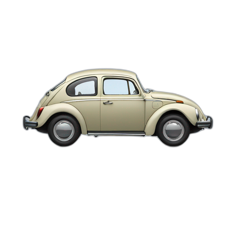 vw beetle two tone emoji