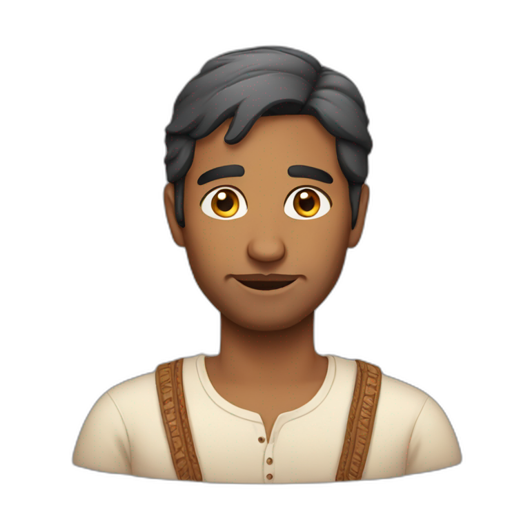 Indian man emoji