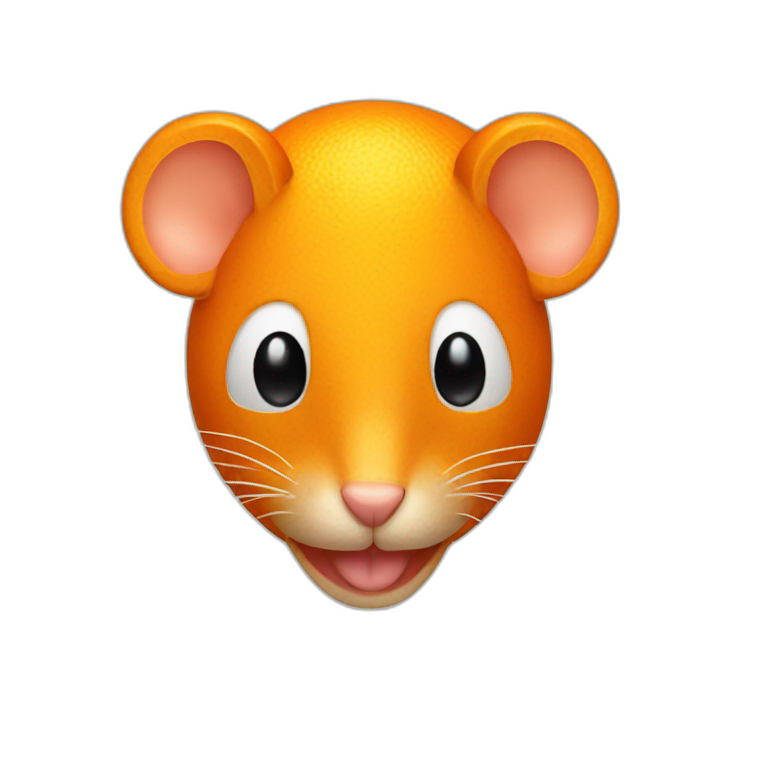 orange PC mouse emoji