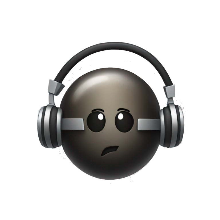 bomb with headphones emoji