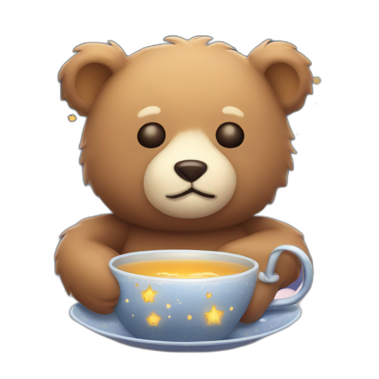 celestial tea sleepytime bear emoji