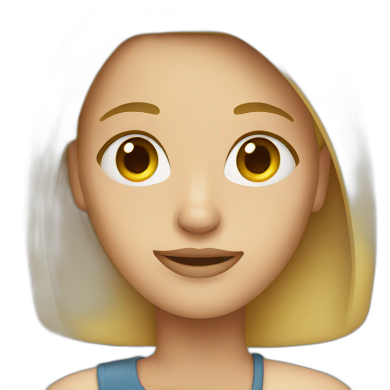 blond woman emoji