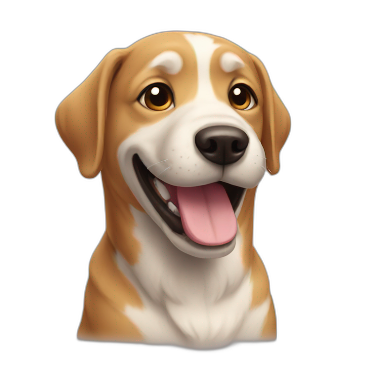 dog happy emoji