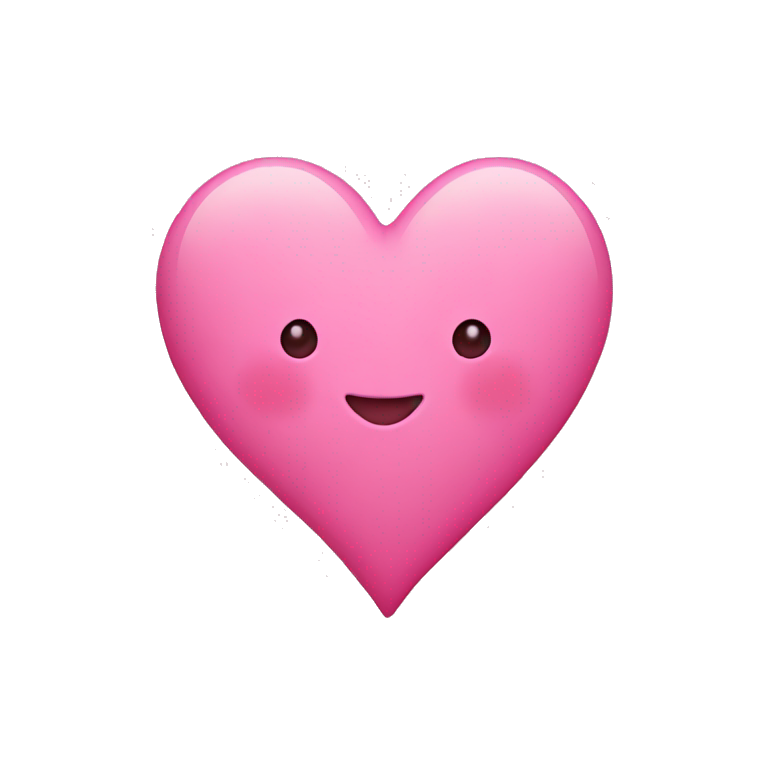 Pink heart  emoji