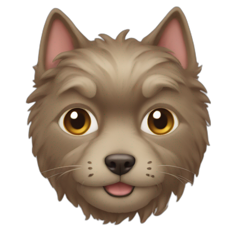 cat-dog-man emoji