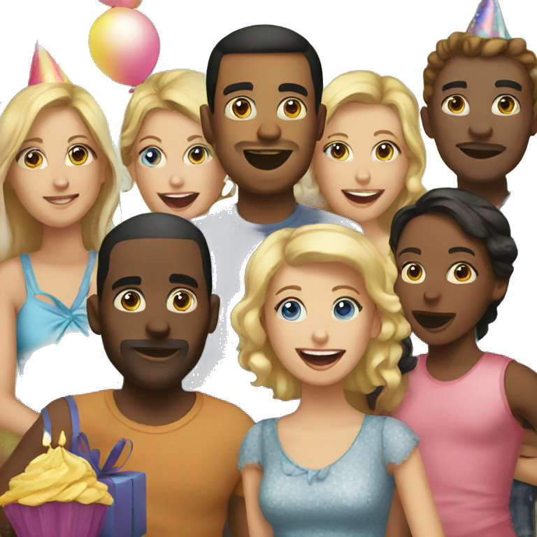 Birthday party emoji