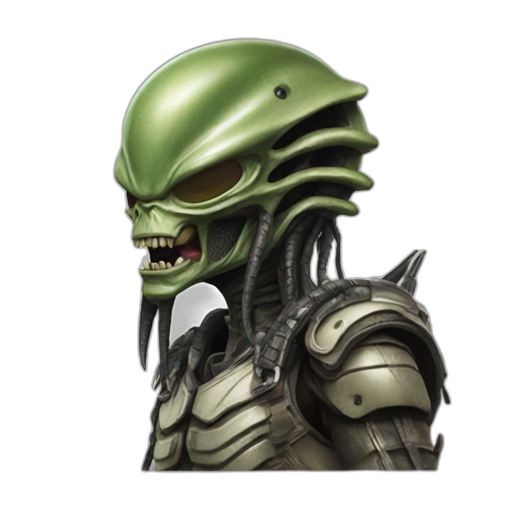 Alien vs predator emoji