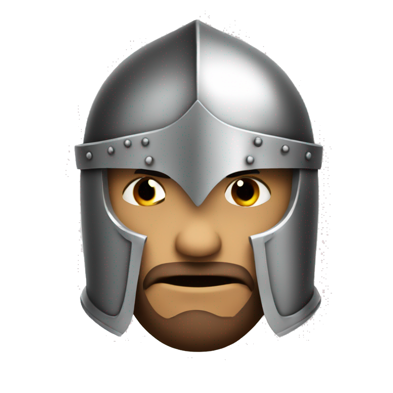 Knight with sword red emoji