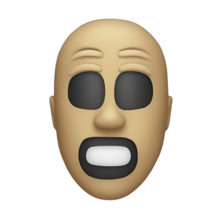 Mask man emoji