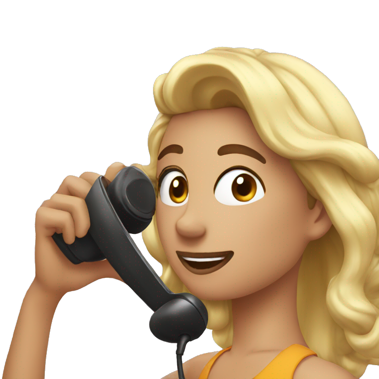 telephone selfie emoji