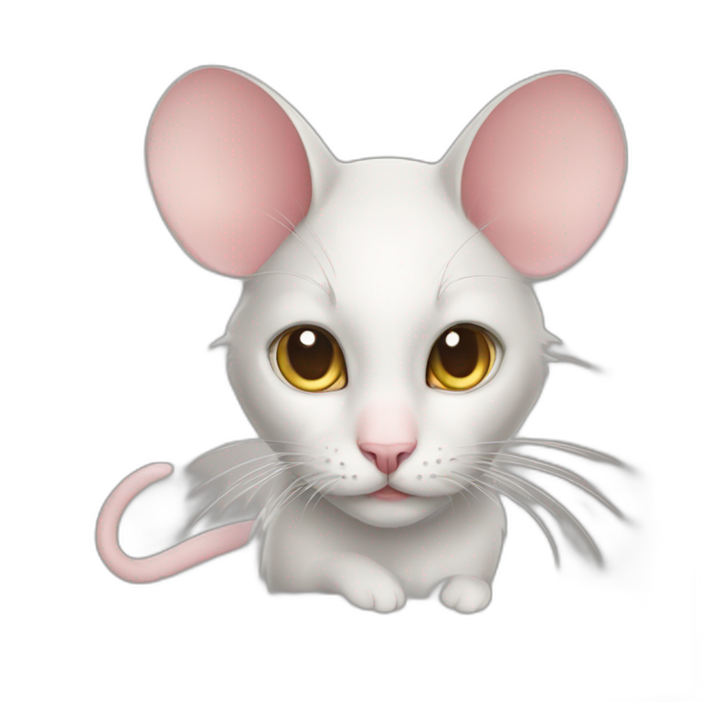 Mouse cat emoji