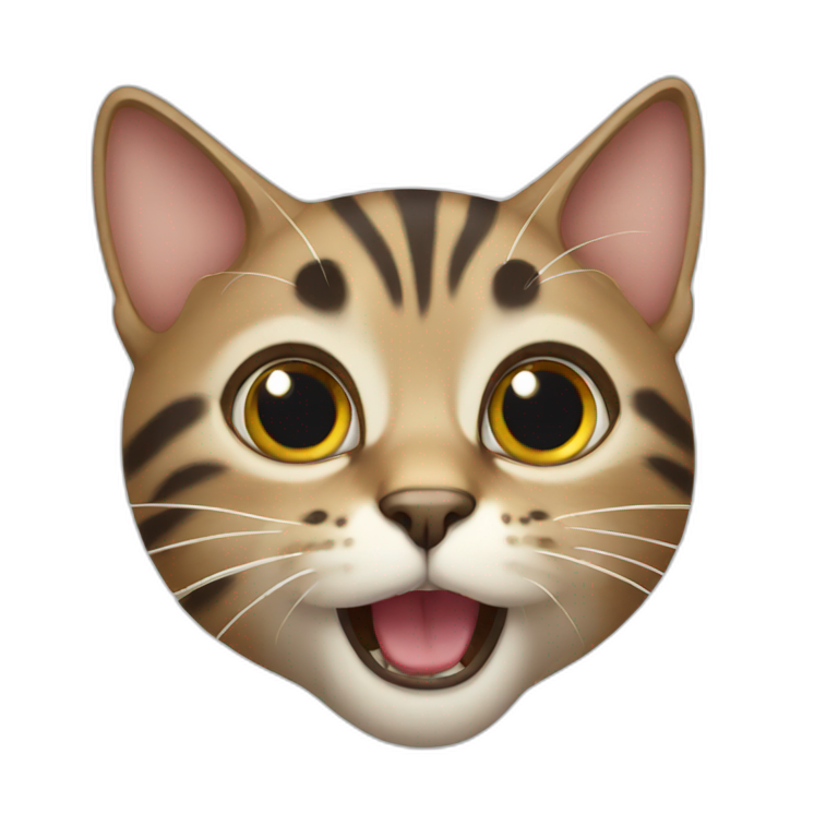 surprised-cat emoji