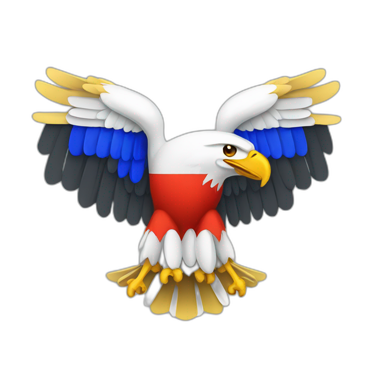 Russian flag eagle emoji