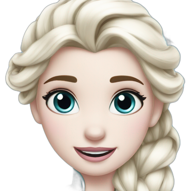 frozen Elsa princes emoji