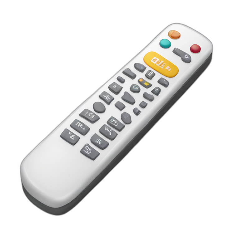 Tv remote emoji