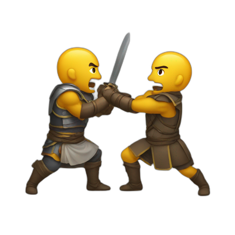 Battle fight emoji