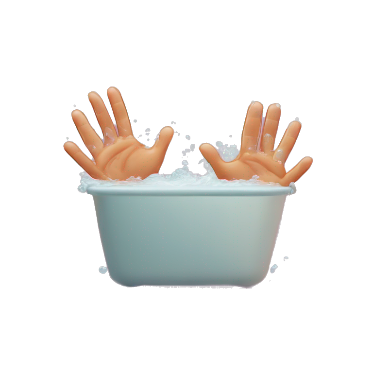 washing two hands emoji
