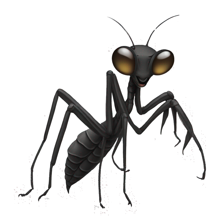 black mantis emoji
