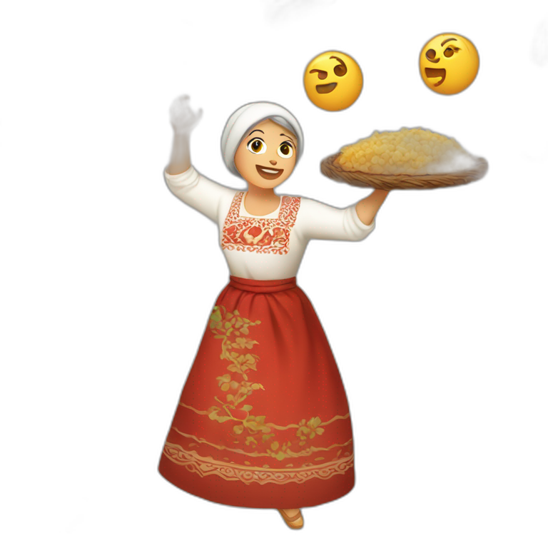 slavic mom dancing for food emoji