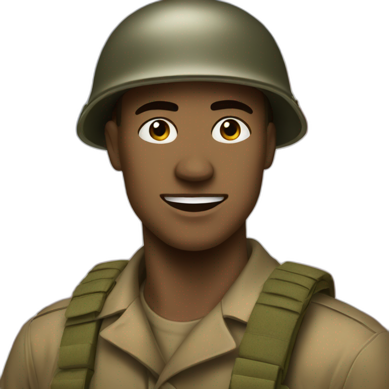 american soldier ww2 emoji