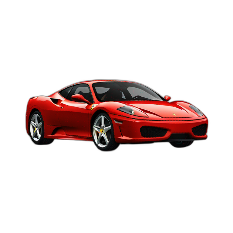 Red Ferrari F430 emoji