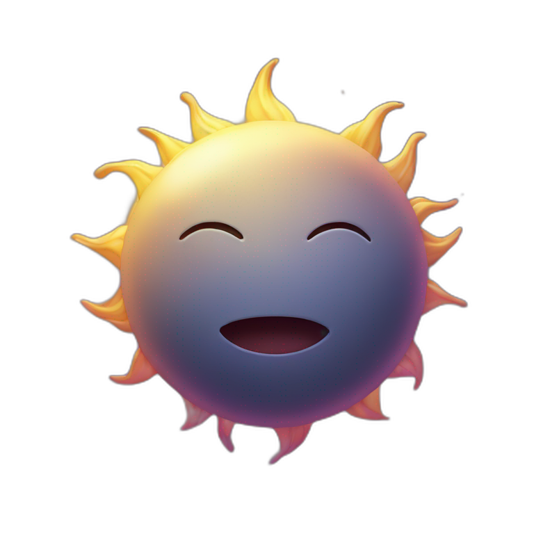 Sun and Space emoji