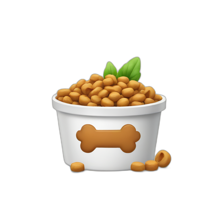 vegan dog food logo emoji