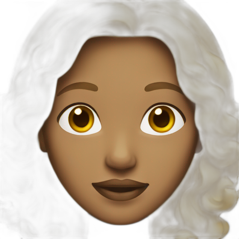 Woman with medium blond brown hair emoji