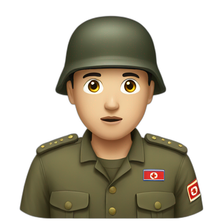 soldier north korea emoji
