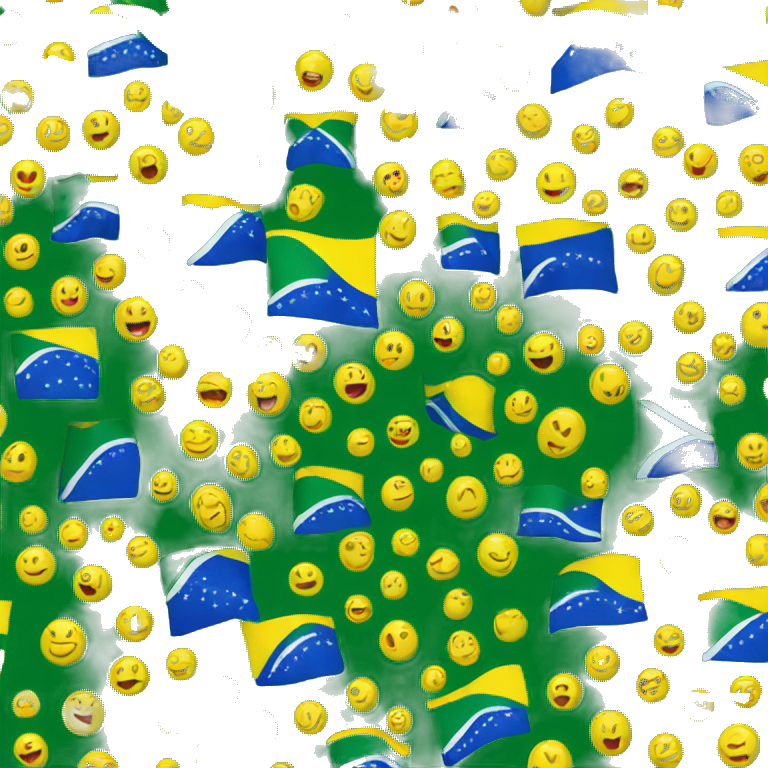 Brazilian flag as emoji emoji