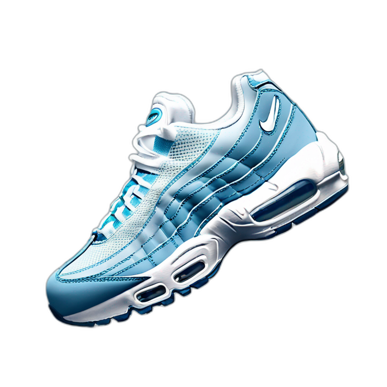 Nike air max 95 bleu ciel emoji AI Emoji Generator