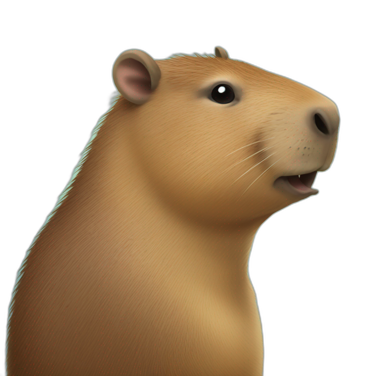 capybara using computer emoji