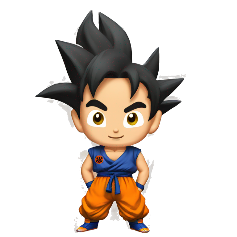 Goku from dragon ball emoji