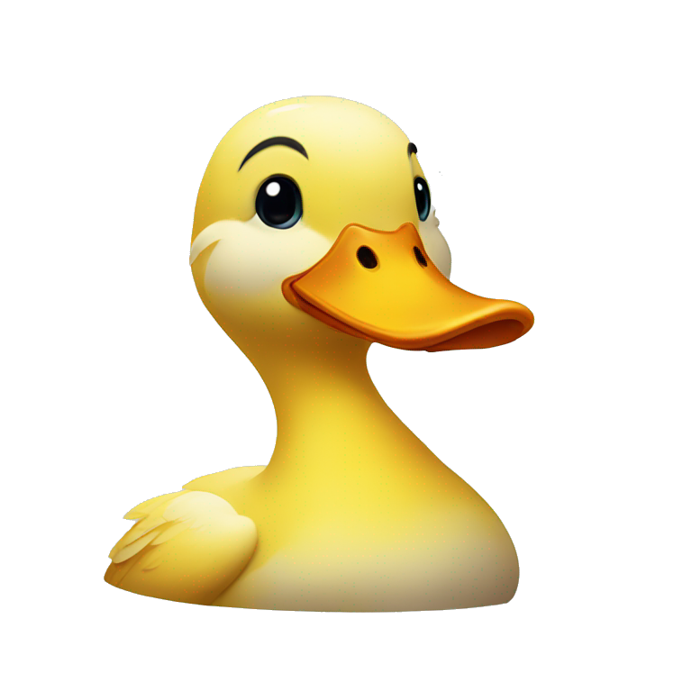 V shaped duck emoji