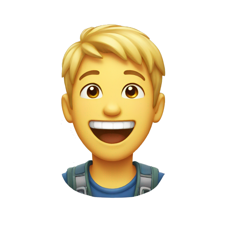 boy laughing emoji