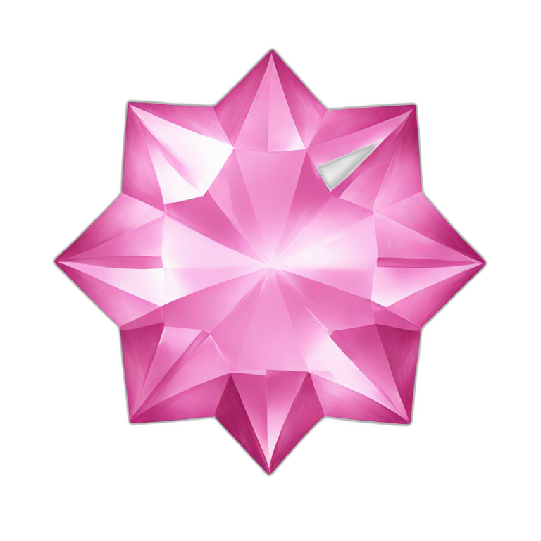 pink diamond star emoji