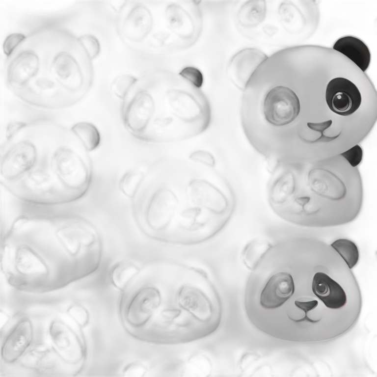 Panda hartje panda emoji