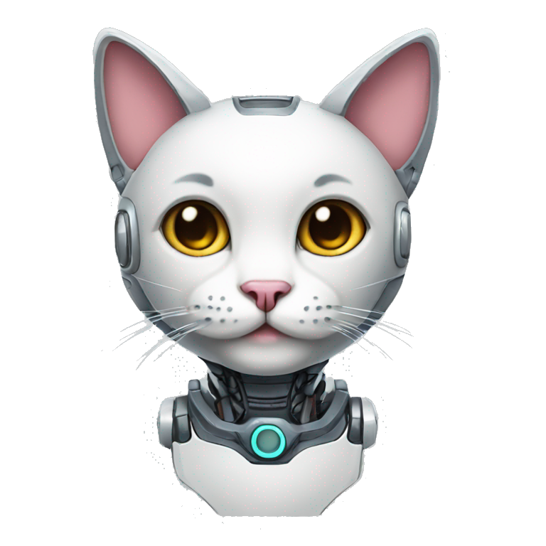 Robot cat emoji
