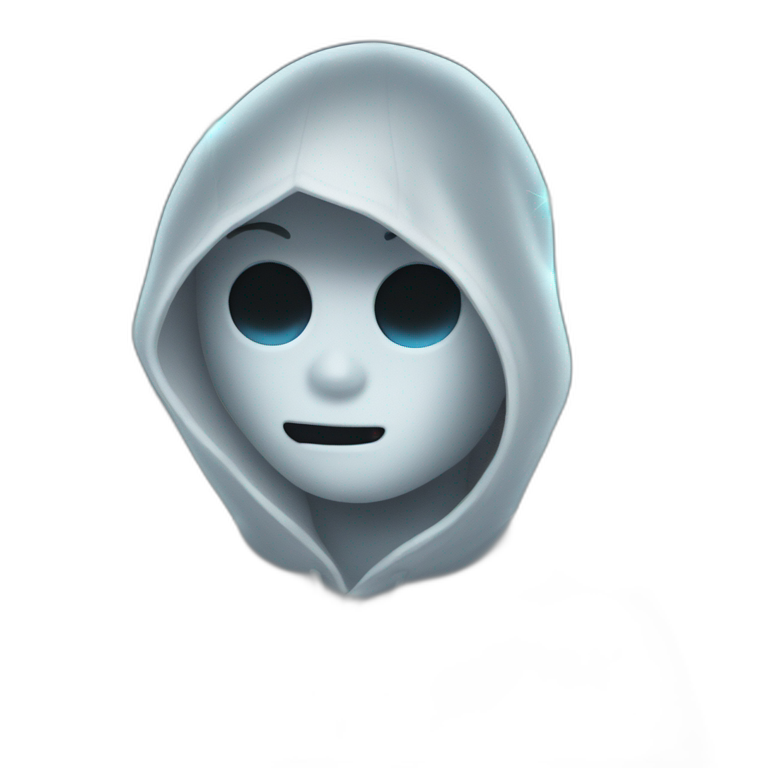 sparkling ghost emoji