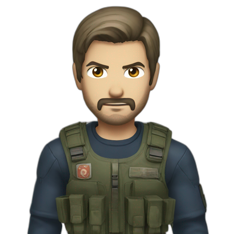 Leon Resident evil emoji