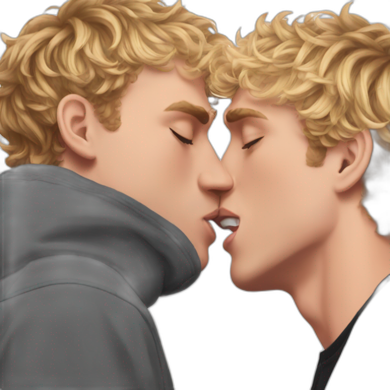 logan paul jake paul kissing emoji