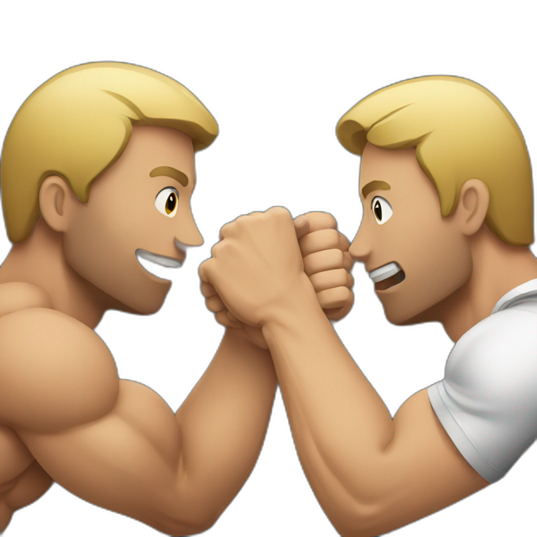 arm wrestling emoji