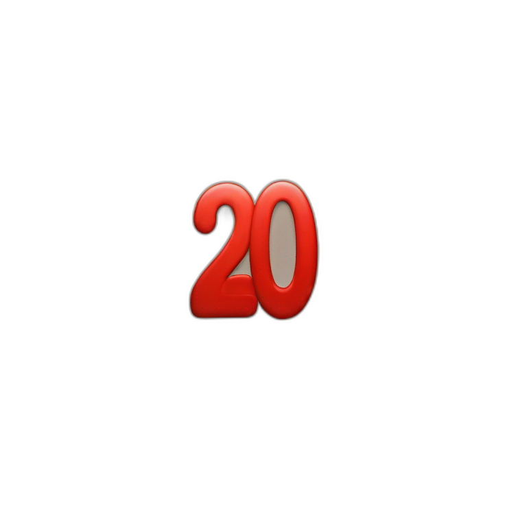 The number 200 in red text emoji