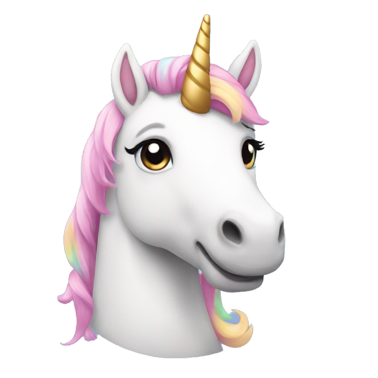 cute little unicorn emoji
